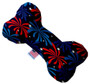 Fireworks Inch Canvas Bone Dog Toy