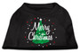 Scribbled Merry Christmas Screenprint Shirts