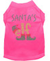 Santa's Elf Rhinestone Dog Shirt