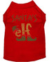 Santa's Elf Rhinestone Dog Shirt