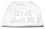 It's All About Me Rhinestone Shirts White