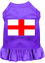 St. Georges Cross Screen Print Dress Purple