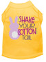 Shake Your Cotton Tail Screen Print Dog Shirt