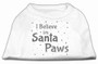 Screenprint Santa Paws Pet Shirt