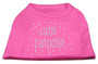 Cutie Patootie Rhinestone Shirts Bright Pink