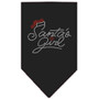 Santa's Girl Rhinestone Bandana