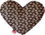 Dapper Dogs Inch Canvas Heart Dog Toy