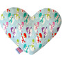 Colorful Frosty Stuffing Free Inch Heart Dog Toy