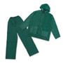 Stansport Mens Rain Suit with Hood - Green Small