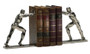 Silver 8.25in. Iron Man Bookends - Style: 7314218