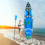 FAYEAN Inflatable Stand Up Paddle Board Cruise Thick Includes Pump, Paddle, Backpack, Coil Leash and Universal Waterproof Case