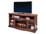 ChimneyFree Walker Cherry Electric Fireplace Entertainment Center - 25MM5326-C245