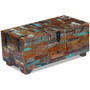 vidaXL Solid Reclaimed Wood Storage Chest Box Coffee Side Couch Table Trunk