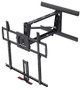 Monoprice Above Fireplace Pull-Down Full-Motion Articulating TV Wall Mount Bracket For TVs 55in to 100in, Max Weight 154lbs, VESA Patterns Up to 800x600, Rotating, Height Adjustable