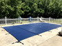 WaterWarden Safety Inground Pool Cover, Fits 16’ x 32’, Blue Mesh – Easy Installation, Triple Stitched for Maximum Strength, Includes All Needed Hardware, SCMB1632, Rectangle