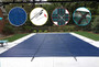 WaterWarden Safety Inground Pool Cover, Fits 16’ x 32’, Blue Mesh – Easy Installation, Triple Stitched for Maximum Strength, Includes All Needed Hardware, SCMB1632, Rectangle