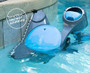 Dolphin Premier Robotic Pool Cleaner with Powerful Dual Scrubbing Brushes and Multiple Filter Options, Ideal for In-ground Swimming Pools up to 50 Feet.