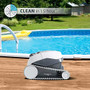 Dolphin E10 Automatic Robotic Pool Cleaner with Easy to Clean Top Load Filter Basket Ideal for Above Ground Swimming Pools up to 30 Feet