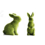 Flocking Artificial Plant Grass Animal Easter Rabbit Ornament