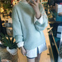 Aachoae Sweater Women 2020 Autumn Winter Solid O Neck Pullover Sweaters