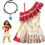 2020 Girls Moana Cosplay Costume for Kids Vaiana Princess Dress Clothes for Halloween Costumes for girls baby Girl party dresses