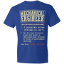 Mechanical Engineer Funny Dictionary T-shirt