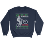 Mountain biking ugly christmas sweater