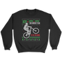 Mountain biking ugly christmas sweater