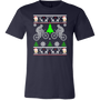 Mountain Biking Ugly Christmas Sweater T-shirt