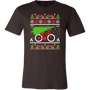 Cycling ugly Christmas T Shirt bike rider road bike