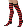 1 Pair Cosplay Sexy Soft Stockings Stripe Over The Knee High Socks Long Socks for Women Girls