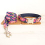 Lovely DEEP GRAFFITI  nylon dog collars and leashes 5 sizes