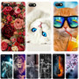 Phone Case For BQ Strike 5020 Soft Silicone TPU Cute Cat Painted Back Cover For BQS 5020 Strike  Case