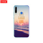 Silicon Case For HONOR 9C Case 6.39" Soft Tpu Phone Cover On Huawei Honor 9C 9 C AKA-L29 Back Bag Coque Bumper Cat Tiger Fower