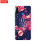 Silicon Case For HONOR 9C Case 6.39" Soft Tpu Phone Cover On Huawei Honor 9C 9 C AKA-L29 Back Bag Coque Bumper Cat Tiger Fower