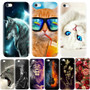 Phone Case  For iPhone SE 5S 5 S 5C Soft Silicone TPU Ultra Thin Cute Flower Floral Back Cover For iPhone 4S 4 S  Case