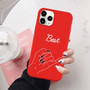 JAMULAR King Queen Lovers Couple Case For iPhone X XS MAX X XR 11 Pro SE 2020 7 8 6Plus Black White Silicon Soft Phone Cover Bag