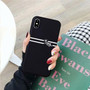 JAMULAR King Queen Lovers Couple Case For iPhone X XS MAX X XR 11 Pro SE 2020 7 8 6Plus Black White Silicon Soft Phone Cover Bag