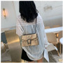 2020 Women Bag Alligator PU Leather Messenger Bag Chain Shoulder Crossbody Bag Handbag Bolso Mujer