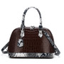 Women Luxury Alma Croc Handbag Top Handle Shoulder Bag