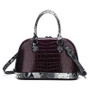 Women Luxury Alma Croc Handbag Top Handle Shoulder Bag