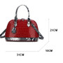 Women Luxury Alma Croc Handbag Top Handle Shoulder Bag