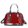 Women Luxury Alma Croc Handbag Top Handle Shoulder Bag