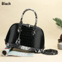 Women Luxury Alma Croc Handbag Top Handle Shoulder Bag