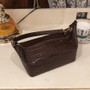 Women Retro Classic Clutch Croc Handbags Top Handle Bags