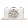 Women Luxury Diamond Crystal Clutch Purse Evening Wedding Party Bags