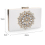 Women Luxury Diamond Crystal Clutch Purse Evening Wedding Party Bags