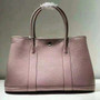 Women Luxury Garden Party Genuine Leather Handbags Tote Bag