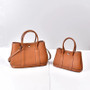 Women Luxury Garden Party Genuine Leather Handbags Tote Bag