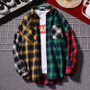 Loose Plaid Casual Long Sleeve Shirt